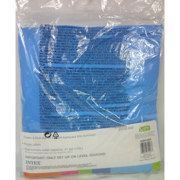 Intex Crystal Blue Pool Baby Swimming Inflatable Pool 45 x 10 Age 2+ New Sealed - Picture 2 of 4